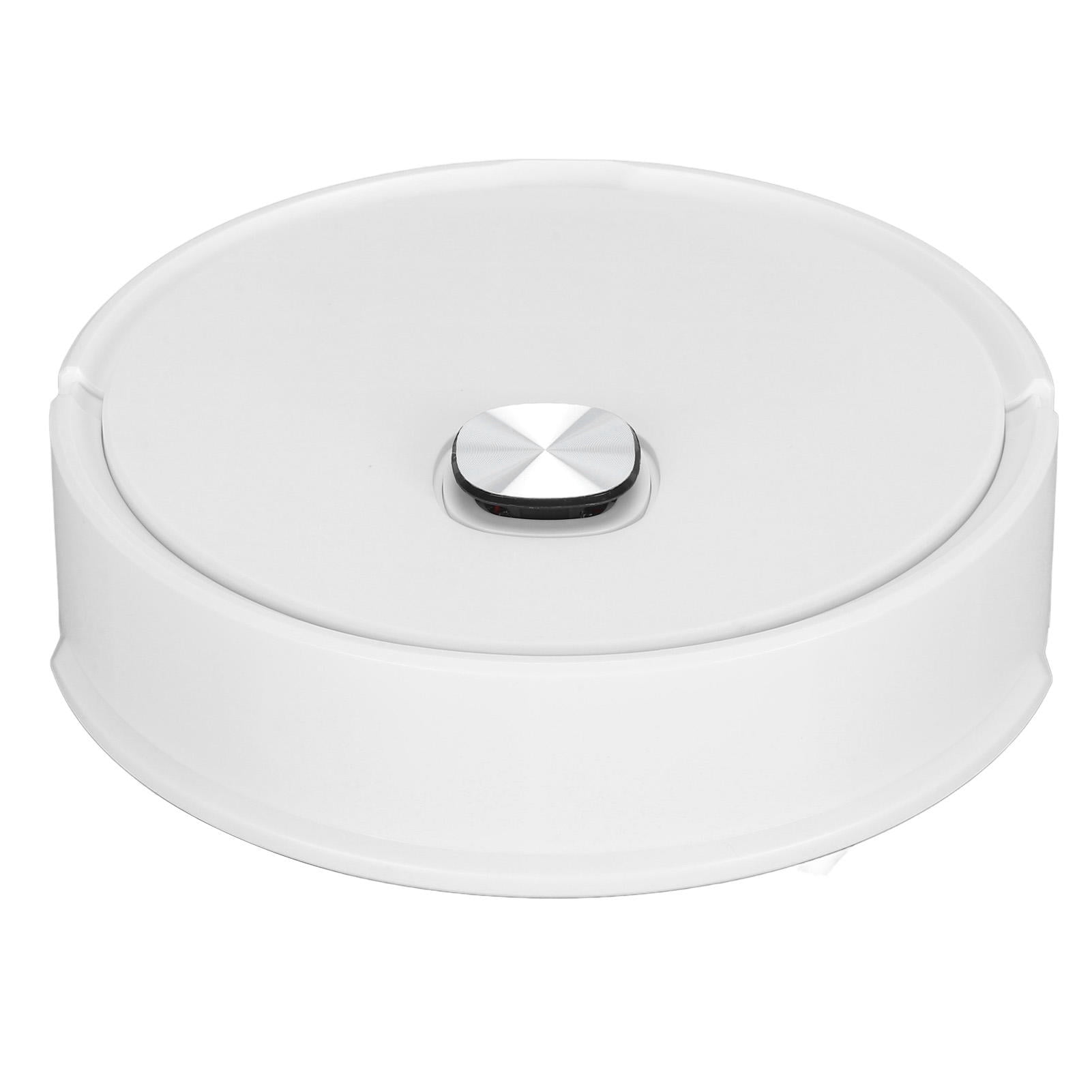 Yajisi 3-in-1 Robot Vacuum Cleaner, Smart Robotic Vacuum for Pet Hair & Floor Cleaning, White, 13.78" x 11.02" x 3.54"