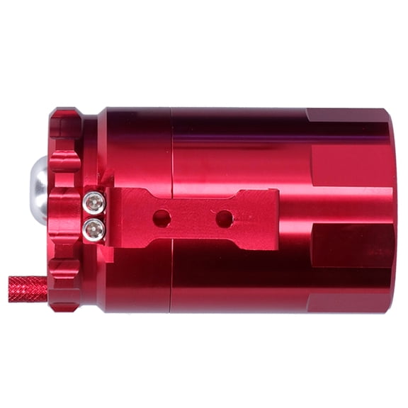 Yajisi 350ml Universal Oil Catch Can Kit Aluminum Engine Reservoir Tank Red