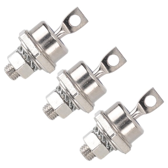 Yajisi 3PCS 70HFR120 70A Rectifier Diode Compact Stable Spiral Rectifier Module For Diesel Generator Accessories Negative Pole Replacement Tools Industrial Equipment 6.00 inches / 15.24 cm Size