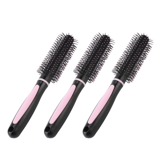 Yajisi 3pcs Round Hair Brush Slipless Curling Roll Comb Hair Styling Tool Set for Blow Drying & Detangling (10.63 inches / 27 cm)