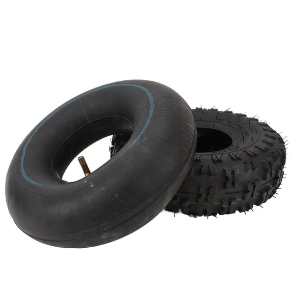 Yajisi 4.10-4 Tire and Inner Tube Set 10 inches / 25.4 cm Heavy Duty Rubber Replacement for Wheelbarrows, Snow Blowers, Pressure Washers, and Utility Carts