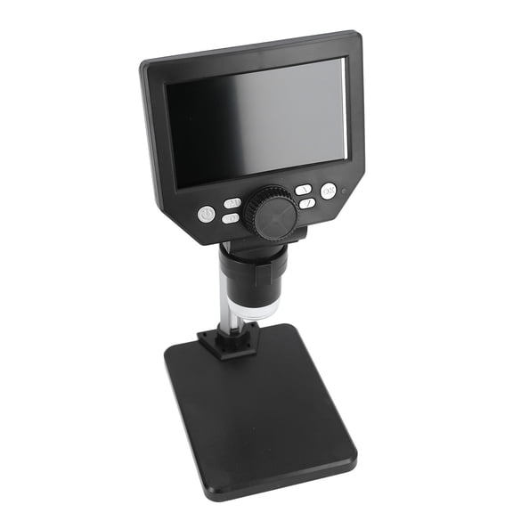 Yajisi 4.3" LCD Digital Microscope 10MP Soldering Microscope Camera for Electronics Repair Coin Magnifier with 8 LED Lights Full View (4.3 inches / 10.9 cm)