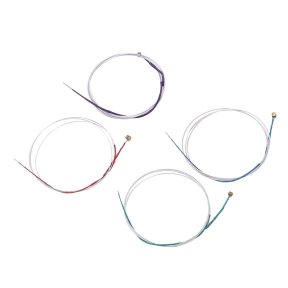 Yajisi 4 Pcs Viola Strings Set Replacement for 4/4 Viola, Metal Orchestral Strings Musical Instrument Accessories (Length: 24 inches / 61 cm)