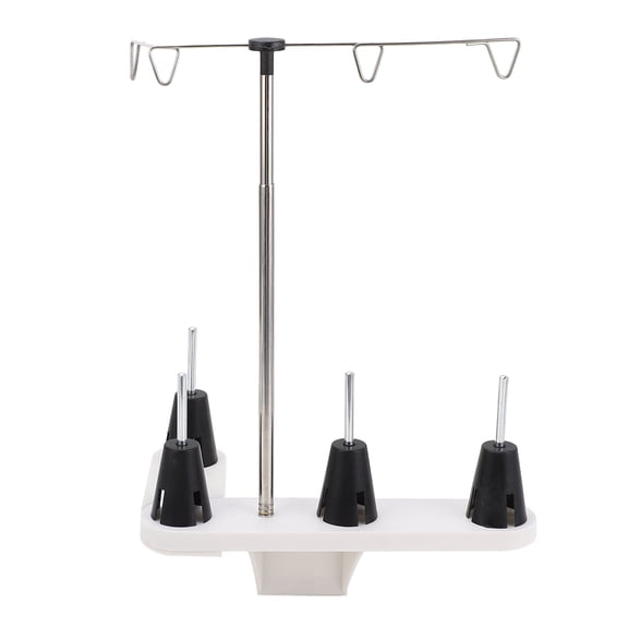 Yajisi 4 Spools Thread Holder Plastic and Stainless Steel Multipurpose Spool Stand for Household Sewing Machine 8.66 inches / 22 cm