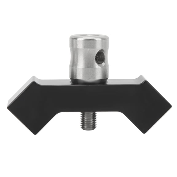 Yajisi 40 Degree V-Bar Bow Stabilizer Mount for Recurve Bows, Aluminum Balance Rod Connection for Arrow Target Hunting Accessories (9 inches / 22.8 cm), Black