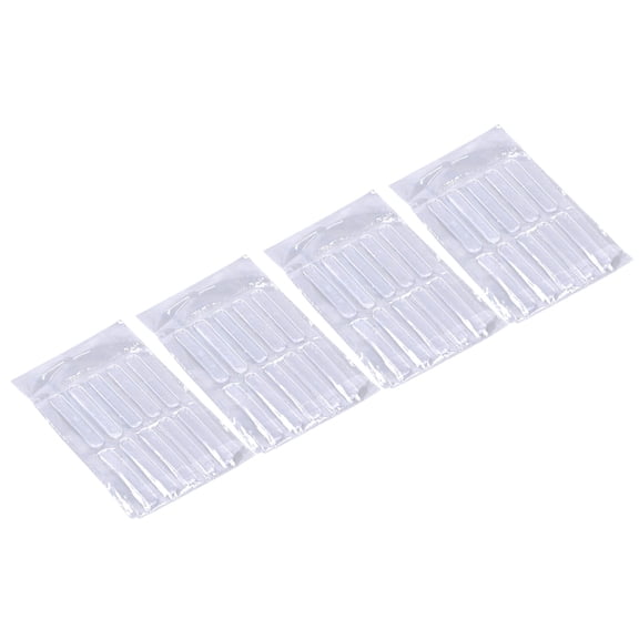 Yajisi 40Pcs Cabinet Door Bumper Adhesive Waterproof Transparent PU Stopper Wall Protector Guard 2.48 Inches