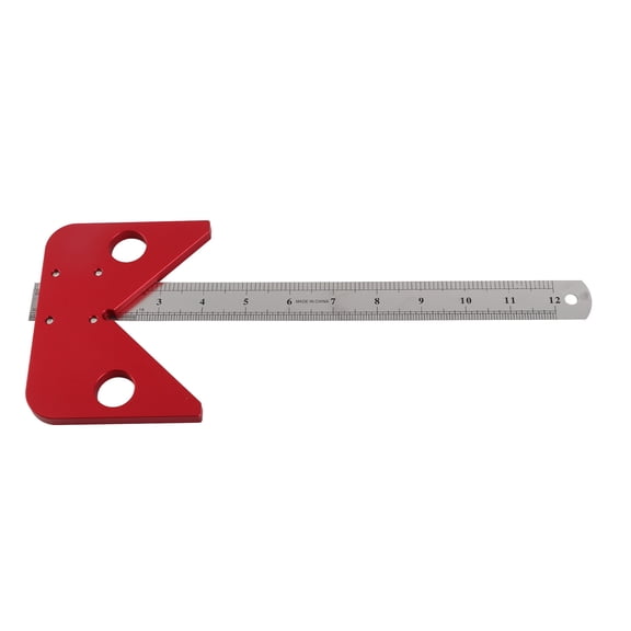 Yajisi 45 Degree Angle Scribe Woodworking Center Line Gauge Carpenter Layout Tool Set Accessories