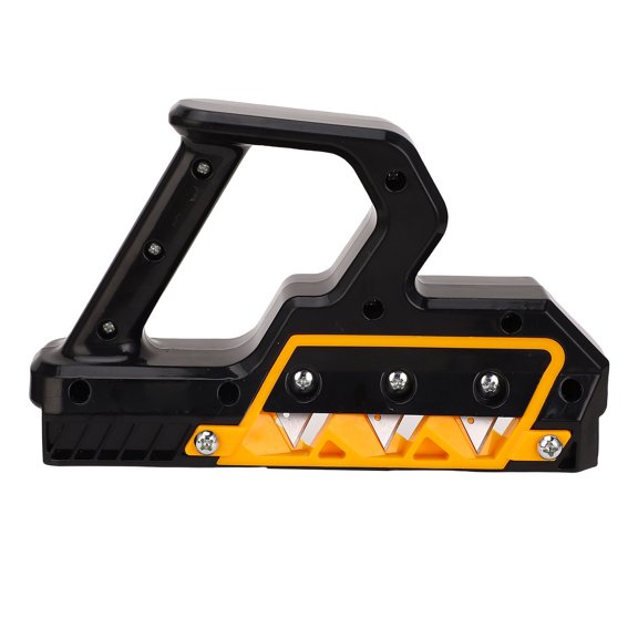 Yajisi 45 Degree Hand Chamfer Plane Woodworking Drywall Edger Trimmer Tool with 10 Replacement Blades and Storage Box for Quick Plasterboard Edge Chamfering