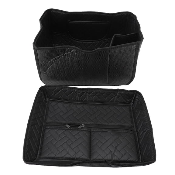 Yajisi 45L Motorcycle Top Box Liner PU Leather Trunk Case Inner Protector Tail Luggage Lining, Black