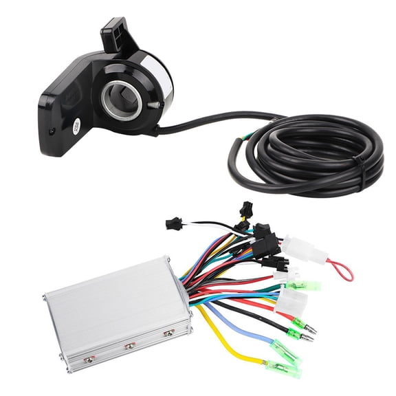 Yajisi 48V 350W Brushless Motor Controller LCD Display Thumb Throttle for Electric Bicycle Scooter Modification Accessories Kit (7.48 inches / 19 cm)
