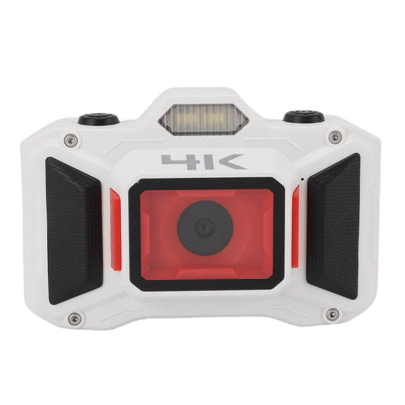 Yajisi 4K Digital Camera 48MP Ultra HD 2.88 Inch LCD Screen Point and Shoot 18X Digital Zoom Autofocus Video Vlogging Camera with LED Flash, Portable Travel Camcorder for Photography Beginners, White