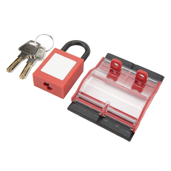 Yajisi 4P Circuit Breaker Protective Cover Padlock Set, Transparent ...