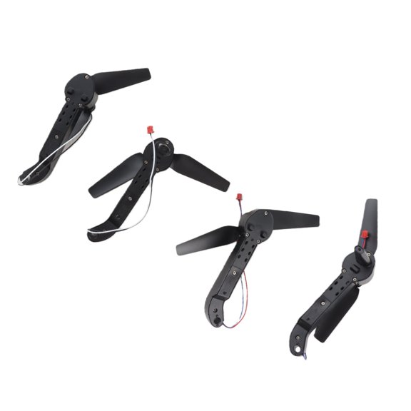 Yajisi 4PCS Drone Motor Arms with Propellers Plastic Frame Replacement for E88 E99 E10 RC Quadcopter