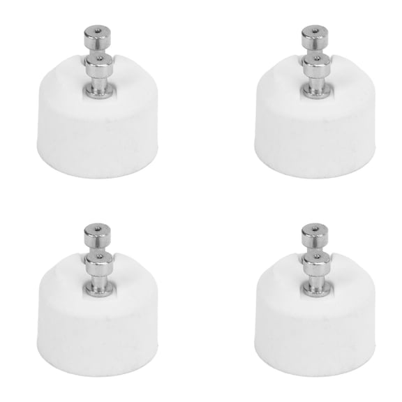 Yajisi 4PCS GU10 to MR16 Light Bulb Socket Adapter Heat Resistant Lamp Holder Converter Extension For LED Halogen Lights Home Fixtures Lighting Accessories Durable ABS Base