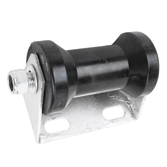Yajisi 5 Inch Rubber Boat Trailer Roller with Steel Bracket Keel Roller Assembly Kit Replacement for Boat Trailers & Marine Towing, Heavy Duty 5 Inches / 12.7 cm Keel Roller, 100 lbs