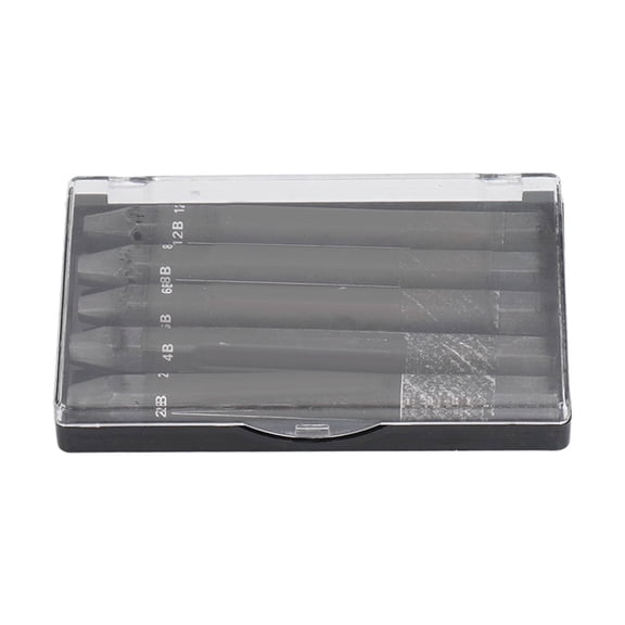 Yajisi 5 Pcs Graphite Sticks Water Soluble Safe Environmentally Friendly Hex Rod Set for Sketching 5.51 inches / 14 cm
