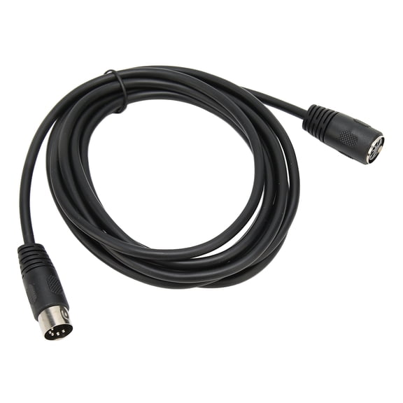 Yajisi 5 Pin MIDI Keyboard Extension Cable Stable DIN Male to Female Adapter Cord for Electronic Piano, MIDI Guitar, Audio Interface, Synthesizers - 9.8ft / 3.0m Premium Musical Instrument Cable