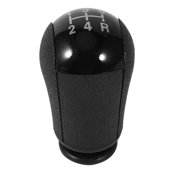 Yajisi 5 Speed MT Manual Gear Stick Shift Knob Replacement for Ford Focus Mondeo MK3 S-MAX Galaxy Transit - Ergonomic Design ABS Plastic (Black, 3.35 in / 8.5 cm)