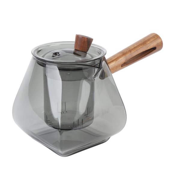 Yajisi 500ML Water Separation Tea Pot, High Borosilicate Glass Brewing Kettle with Removable Infuser for Electric Ceramic Cooktop, 9.45 x 7.87 x 5.12 Inches