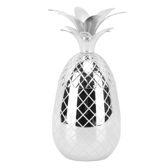 Yajisi 500ml Pineapple‑Shaped Stainless Steel Cocktail Cup with Lid – Durable, Reusable Tumbler for Bars, Parties & BBQs