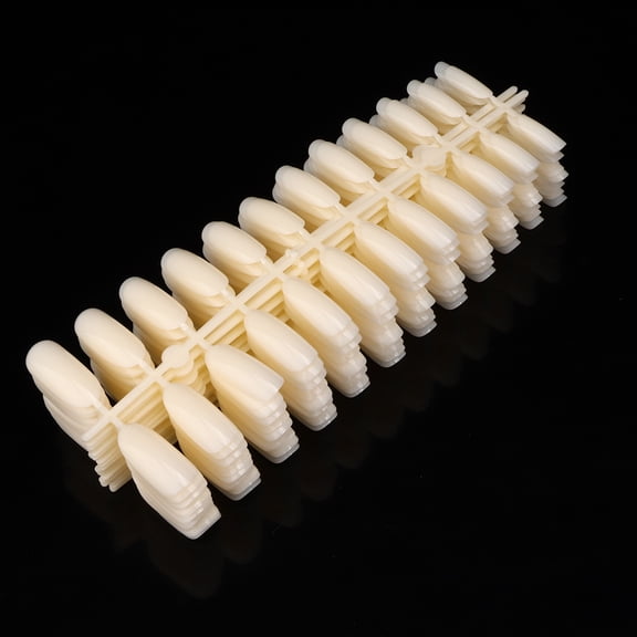 Yajisi 500pcs Fake Nail Tips Artificial Full Cover Manicure False Nail Tips Nail Art Accessory Natural Color for Flawless Salon Quality DIY Home Use