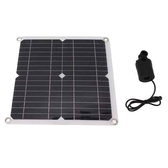 Yajisi 50W Solar Water Pump Kit 22W DC12V Fountain Pump with Battery Box, Timing Controller & EcoFriendly Energy Saving Design
