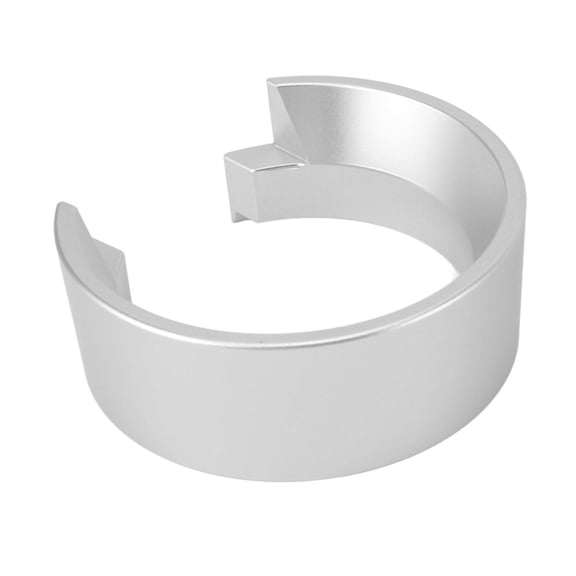 Yajisi 58mm Aluminum Coffee Dosing Funnel – Portable, Rust‑Proof, Mess‑Free Coffee Ring for 58mm Portafilter – Dishwasher Safe, Easy‑to‑Use Silver Funnel