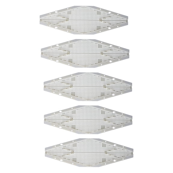 Yajisi 5Pcs Bee Anti Escape Frame Device Beehive Spacer Protect Bees from Attack, Durable Plastic Beekeeping Equipment Supply Tool, 14.8 inches / 37.7 cm, Lightweight Design for Standard Bee Houses