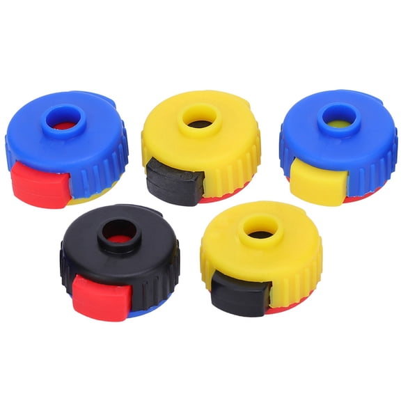 Yajisi 5Pcs Drum Quick Release Nut, Cymbal Stand Screw Cap Fixing Buckle for Fast Installation and Removal, 1.5 Inches / 37mm