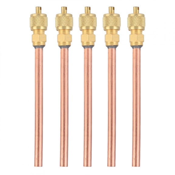 Yajisi 5Pcs Refrigerator Check Valve Air Conditioner Conditioning Filling Valves One Way HS-110