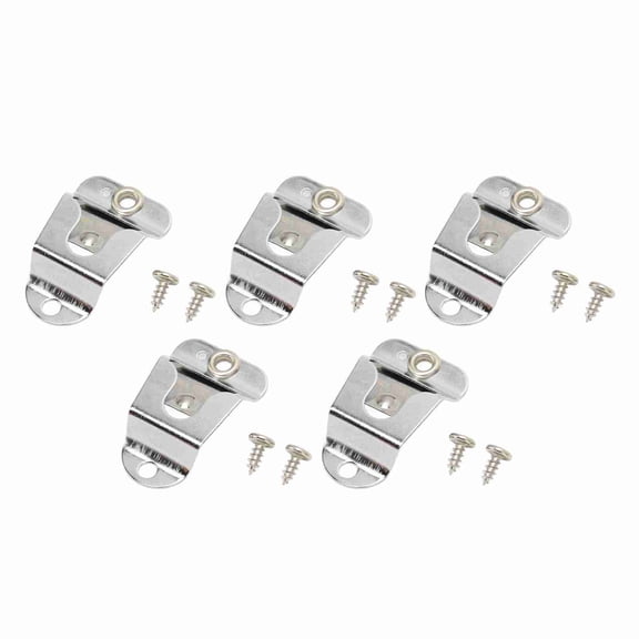 Yajisi 5pcs Radio Microphone Holders Radio Mic Hanger Clips for Motorola GM300 GM950 GM3688 GM3188 MXPR4350 XPR4550 CDM750, Includes 10 Screws