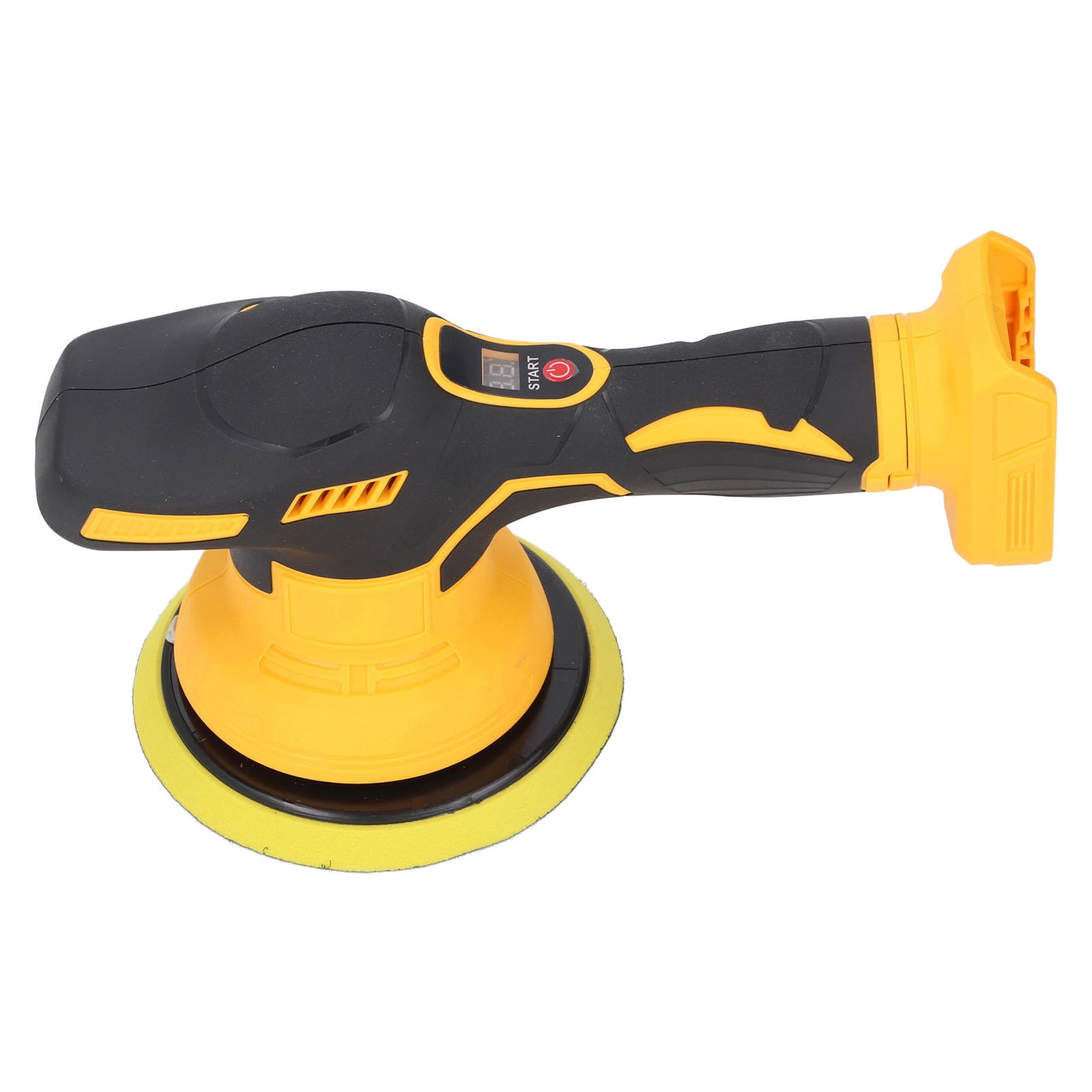 Yajisi 6‑Inch Cordless Buffer Polisher – 6 Variable Speeds, Brushless Motor, 20V Battery Compatible, Ideal for Car Waxing & Polishing