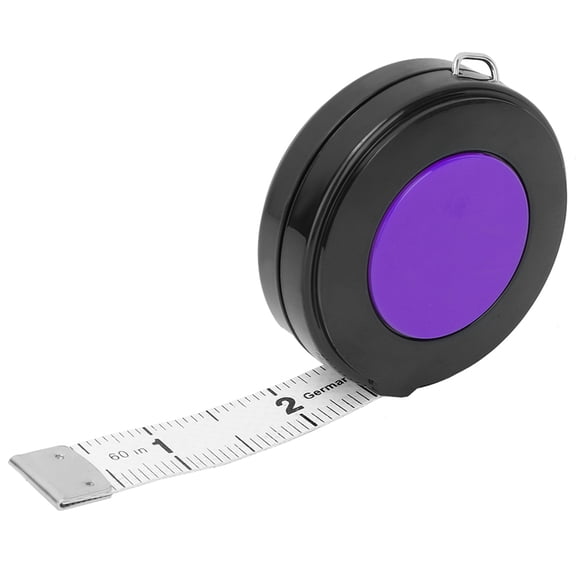Yajisi 60 Inches / 150 cm Retractable Soft Tailor Tape Measure Double-Sided Body Cloth Measuring Ruler for Sewing and Crafting, Purple