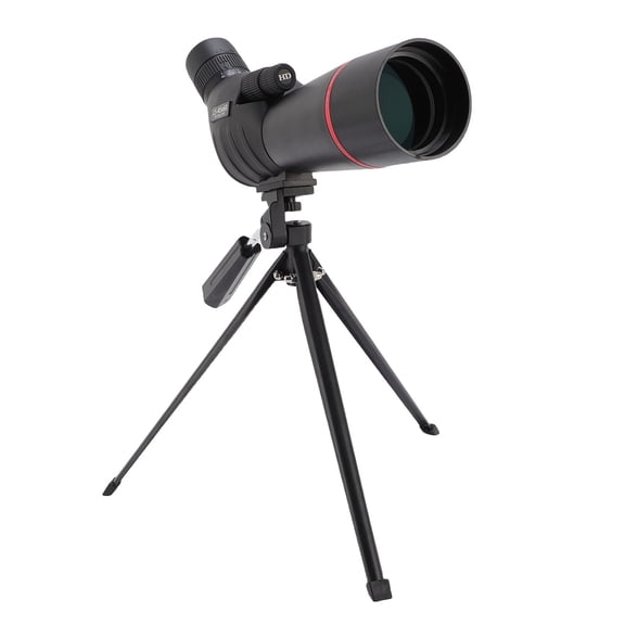 Yajisi 60mm Angled Spotting Scope Waterproof Spotter Scope with Tripod and Carrying Bag, 15-45X Zoom HD Optics for Bird Watching, Wildlife Scenery, and Terrain Observation (12.99 inches / 33 cm)