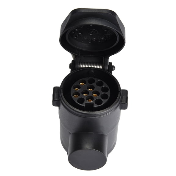 Yajisi 7 to 13 Pin Car Trailer Plug Socket Adapter Converter Caravan Towbar Towing Connector 12V European Standard