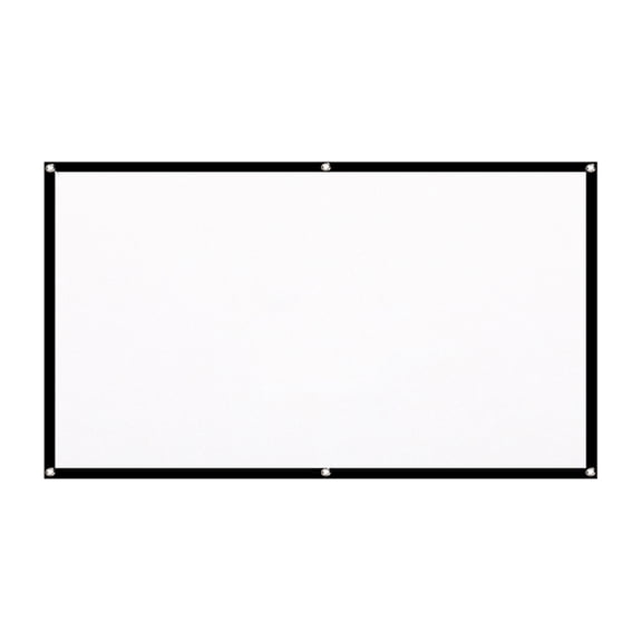 Yajisi 70-Inch Portable HD Projector Screen 16:9 Foldable Movie Projection Screen for Outdoor Home Theater - 70 inches / 177.8 cm Thick Enhanced Polyester Display
