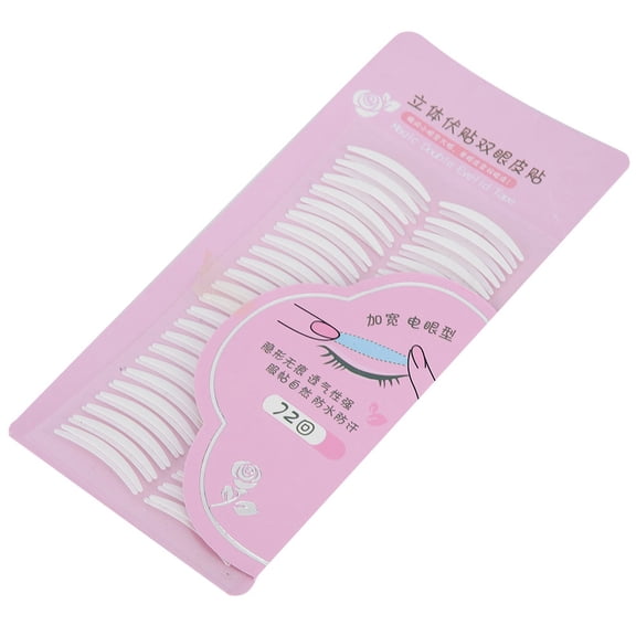 Yajisi 72 Pairs Invisible Double Eyelid Tape Adhesive Eyelid Sticker Makeup Tool Narrow Type (6.69 inches / 17 cm)