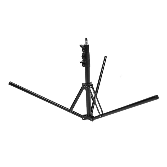 Yajisi 75-Inch (1.9m) Thickened Reverse Fold Aluminum Heavy Duty Light Stand Photography Tripod Base for Studio Portraits and Video Lighting, Black