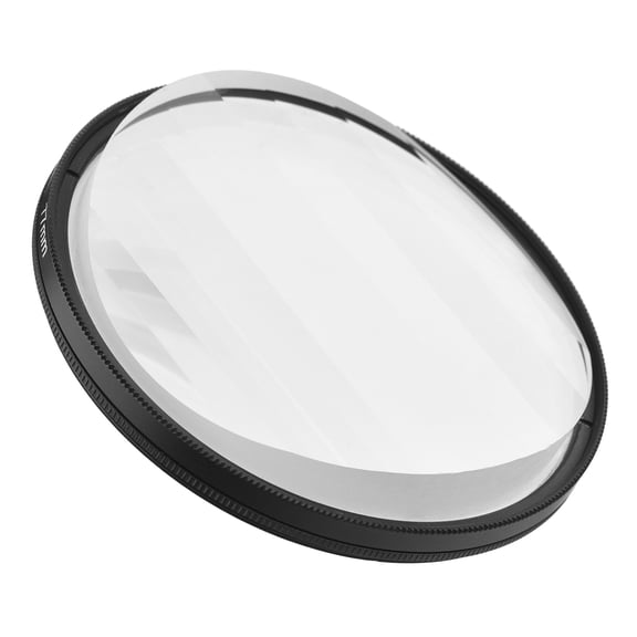Yajisi 77mm Linear Glass Prism Lens Filter Professional Kaleidoscope Photography Accessory for DSLR Camera Portrait Night Scene (3.03 inches / 7.7 cm)