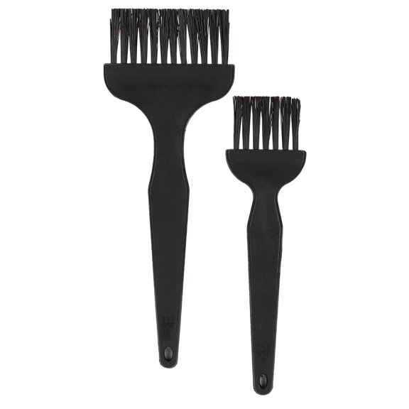 Yajisi 8-Piece Anti-Static Electronics Cleaning Brush Set, Portable Dust Sweeper Kit for Computer PC Keyboard, Mobile Phone, Motherboard & Camera Lenses, Black (6.69 inches / 17 cm)