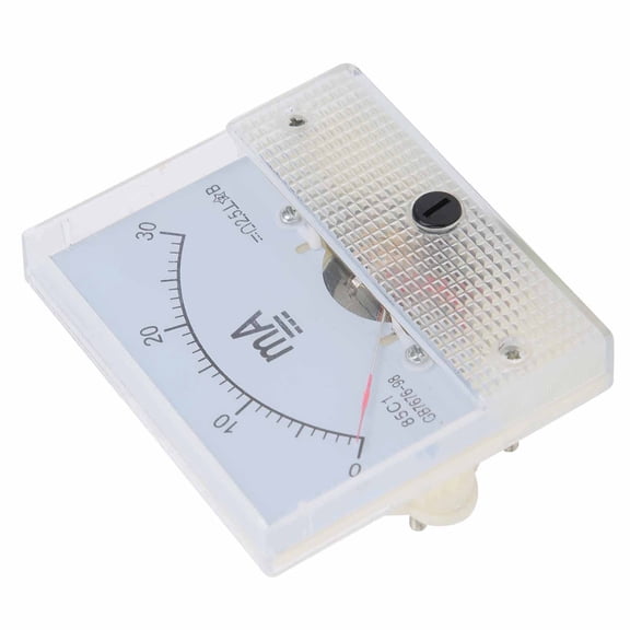 Yajisi 85C1-A DC 0-30MA Analog Pointer Ammeter Current Measuring Tester Instrument High Accuracy Electrical Measuring Tool 2.5x2.2x2.3 inches / 63x56x58 mm[cite: 1]