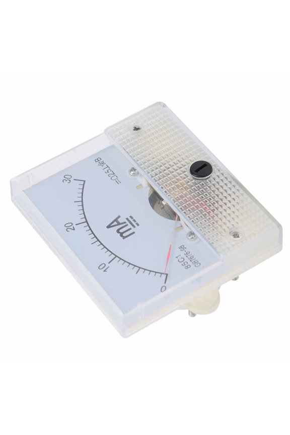 85C1-A DC 0-30MA Analog Pointer Ammeter Current Measuring Tester Instrument High Accuracy Electrical Measuring Tool 2.5x2.2x2.3 inches / 63x56x58 mm[cite: 1]