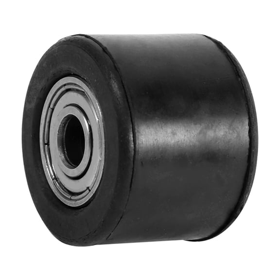 Yajisi 8mm Chain Roller Tensioner Pulley Wheel Guide For Motorcycle Dirt Bike Enduro ATV Pit Bike Black Heavy Duty Rubber And Iron Replacement Drive Parts 1.42 Inches / 3.6 cm Diameter