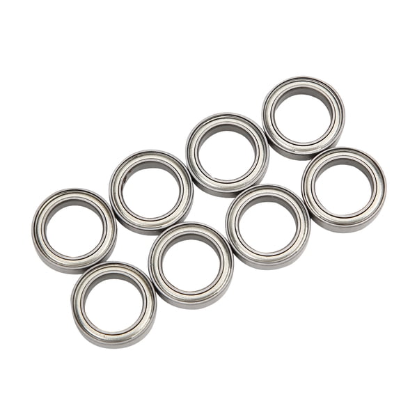 Yajisi 8pcs 10x15x4mm Ball Bearings (0.4x0.6x0.2 inches) for HPI WR8 B021 ST/MT RC Car Spare Parts Accessory Metal Replacement High Performance Vehicle Hardware Component Kit B030