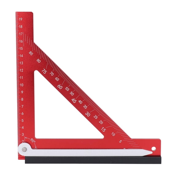 Yajisi 90 Aluminum Alloy Carpenter Square HighAccuracy, Ergonomic Level Ruler for Woodworking & Construction