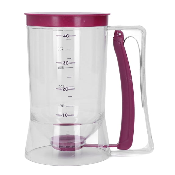 Yajisi 900ml Batter Dispenser Kitchen Baking Liquid Dividing Tool Measuring Cup for Pancake Cupcake Making (7.48 inches / 19 cm)