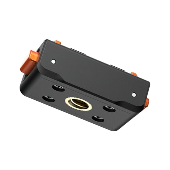 Yajisi AC-42 Magnetic Quick-Release Adapter Mount with 1/4 Inch Screw Hole Bracket Expansion for Action Cameras, Lightweight and Portable Design for Easy Attachment to Tripods and Gimbals