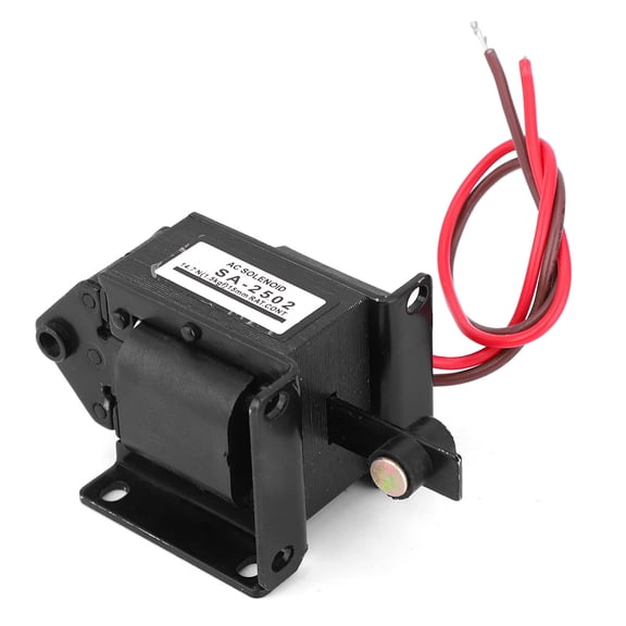 Yajisi AC Tractive Magnet Electromagnet for Industrial Automation 220VAC 14.7N 15mm Stroke SA-2502 Continuous Duty Rated Component High Performance Setup