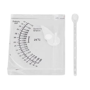Yajisi Accurate Aquarium Salinity Tester Hydrometer for Fish Tank Seawater Specific Gravity Meter Marine Salt Water Measurement Tool for Reef Aquariums