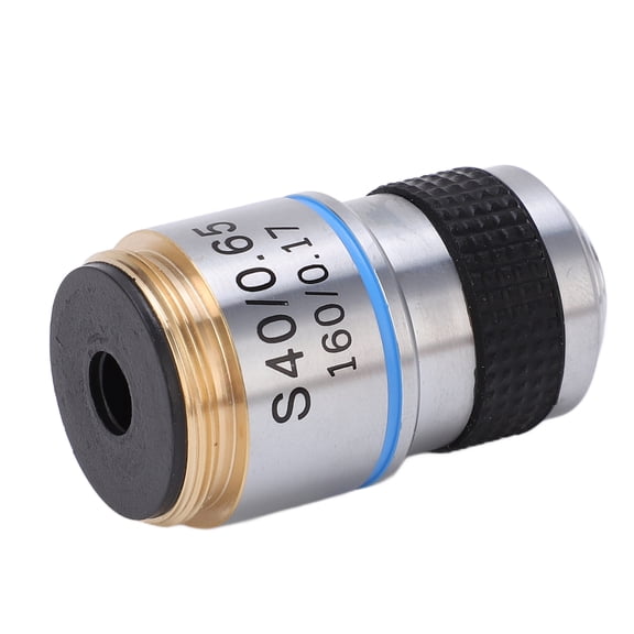 Yajisi Achromatic Microscope Objective Lens S40/0.65 Biological High Magnification 2.76 inches / 7 cm